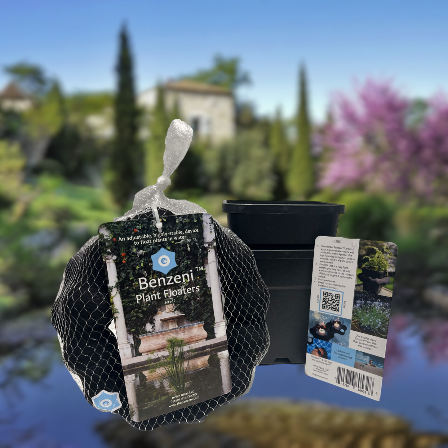 Benzeni™ - Plant Float with Pots Set